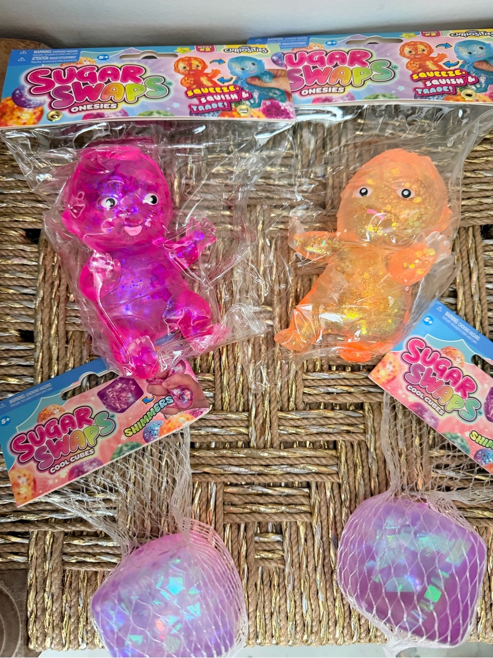 Sugar swaps Baby Onesies series 2 and shimmer cool cubes